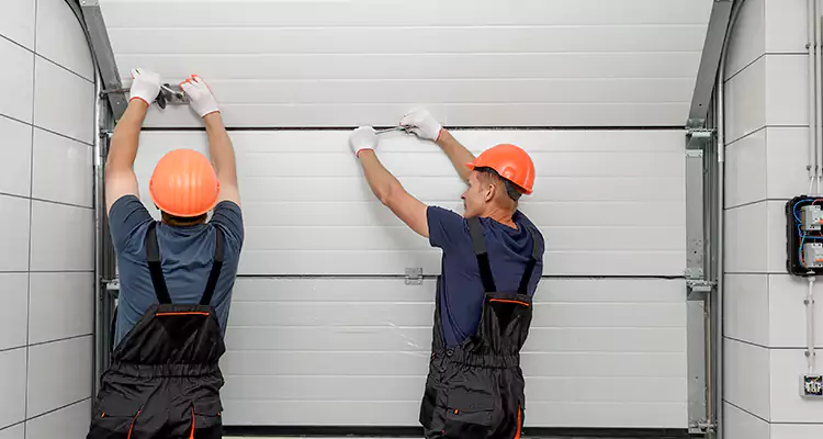 Garage Door Bottom Panel Repair in Haines City, FL