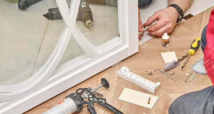 Interior Patio Door Casing Repair in Haines City, FL